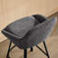 Tabouret de comptoir pivotant de 25,6 po avec structure en métal Absalom-272292295-308896214