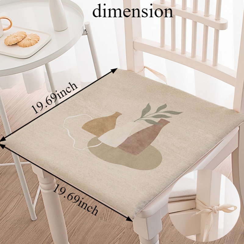 Coussin de chaise Red Barrel Studio®, L 19,68 po x P 19,68 po