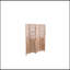 Cloison pliante en bois massif l 55,2 po x H 65 po, 4 panneaux, naturel