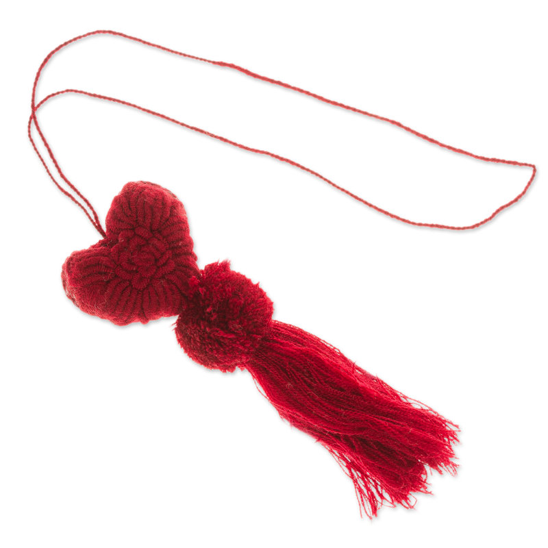 Petit cœur décoratif, Rouge