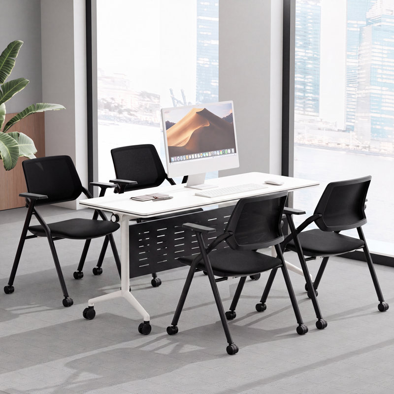 Ensemble de 3 tables gigognes mobiles Healy, White