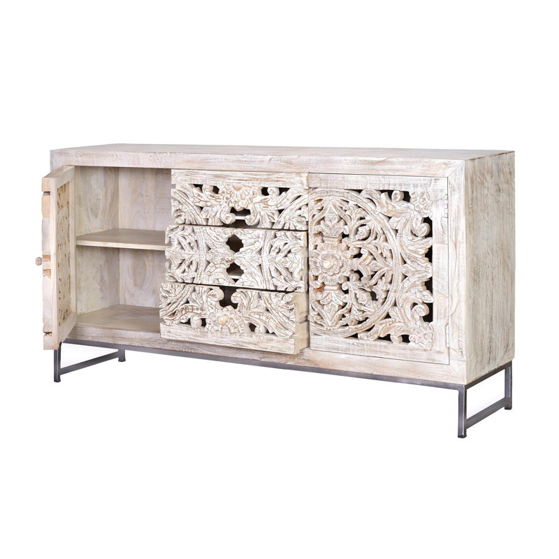 150cm Solid Wood Sideboard