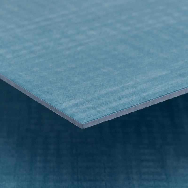 GlueCore Fab 28mil x 12" W x 24" L Adhesive Vinyl Tile Flooring, Forget Me Not