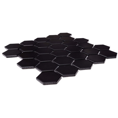 HoneyComb 12" x 12" Porcelain Mosaic Wall & Floor Tile