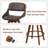Shontina Faux Leather Swivel Bar Stool-481374837-502297923