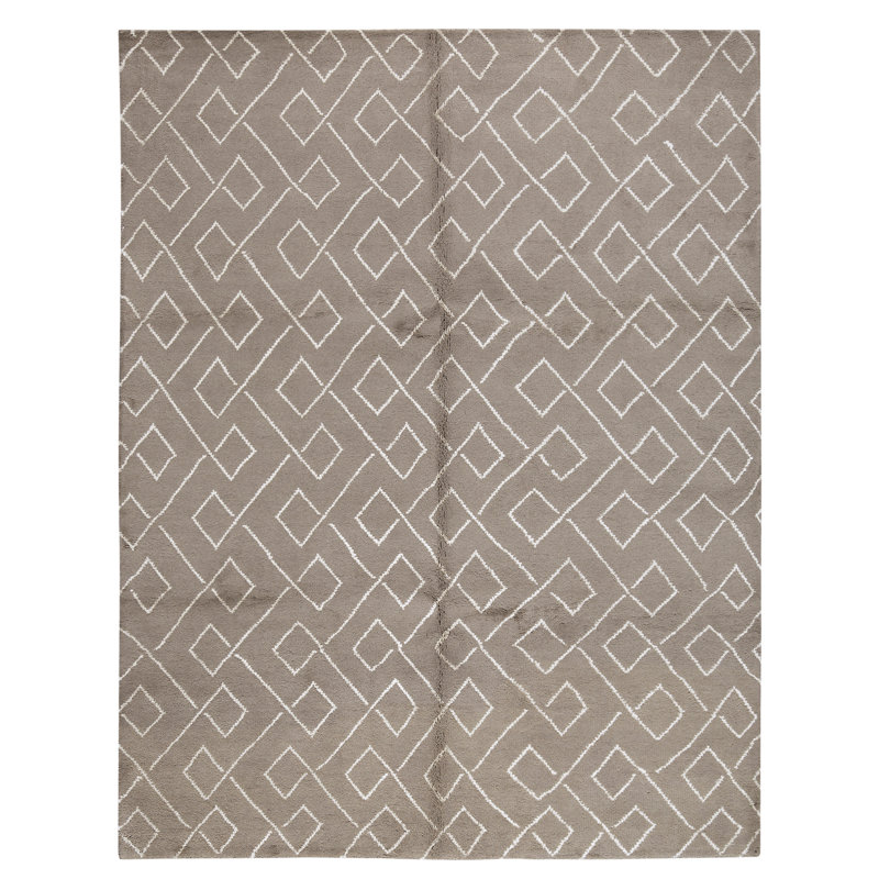 Tapis rectangulaire noué à la main