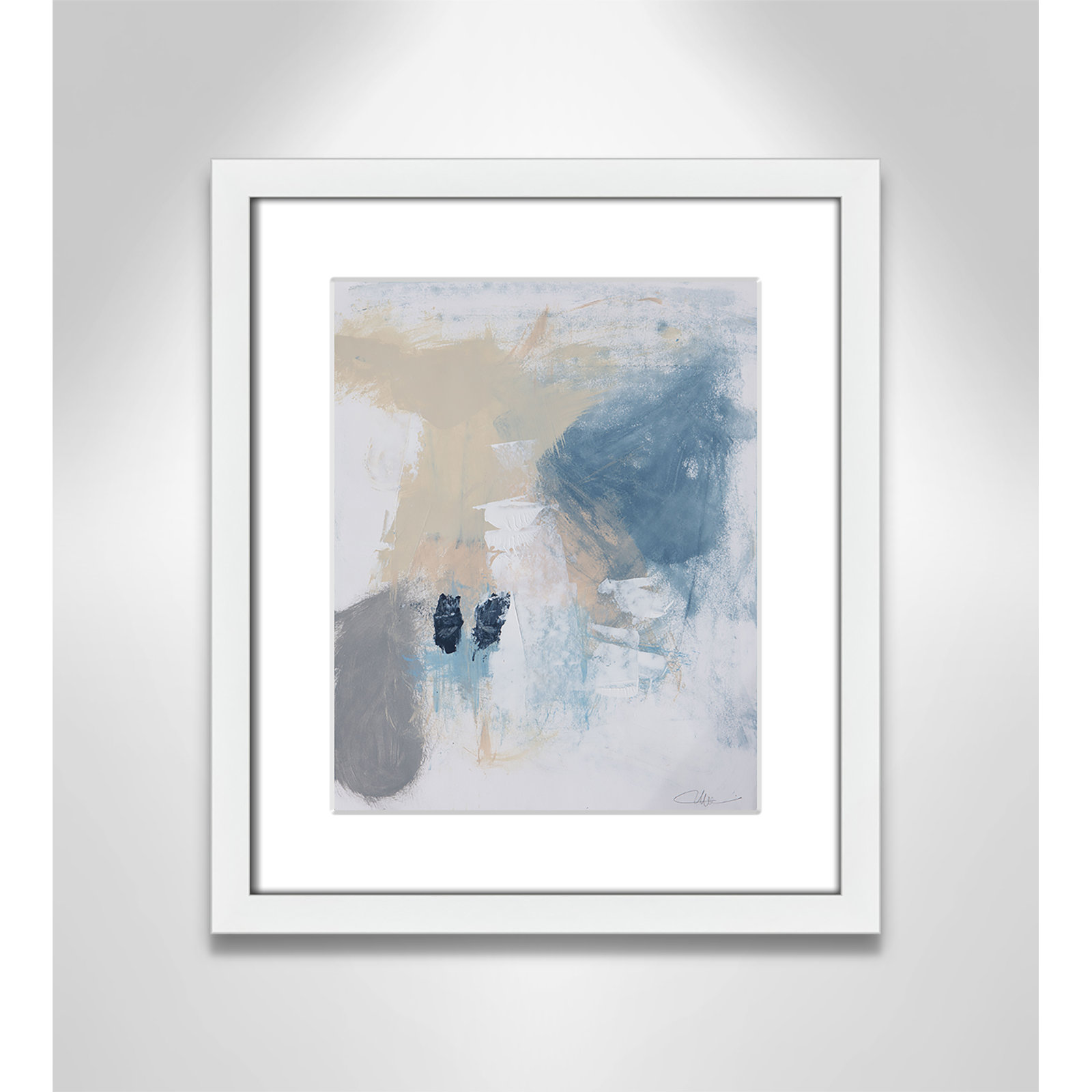 Coastal Carnival II Print by Casa Fine Arts, White, 15" H x 13" W x 1.25" D, White Single Picture Framed Paper