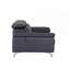 Chaise en cuir fleur-1922122470