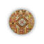 Multicoloured Mixed Motif Ethnic Figure Patterned Vintage Decorative Carpet-325109169