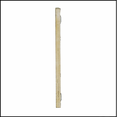 Rectangular Wooden Wall Mirrors With Distressed White Frame, Perfect For Modern And Rustic Home Decor