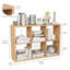 Étagère de rangement en bois à 6 cubes avec rangement ouvert pour le salon, la chambre à coucher et le bureau chêne naturel-620950264