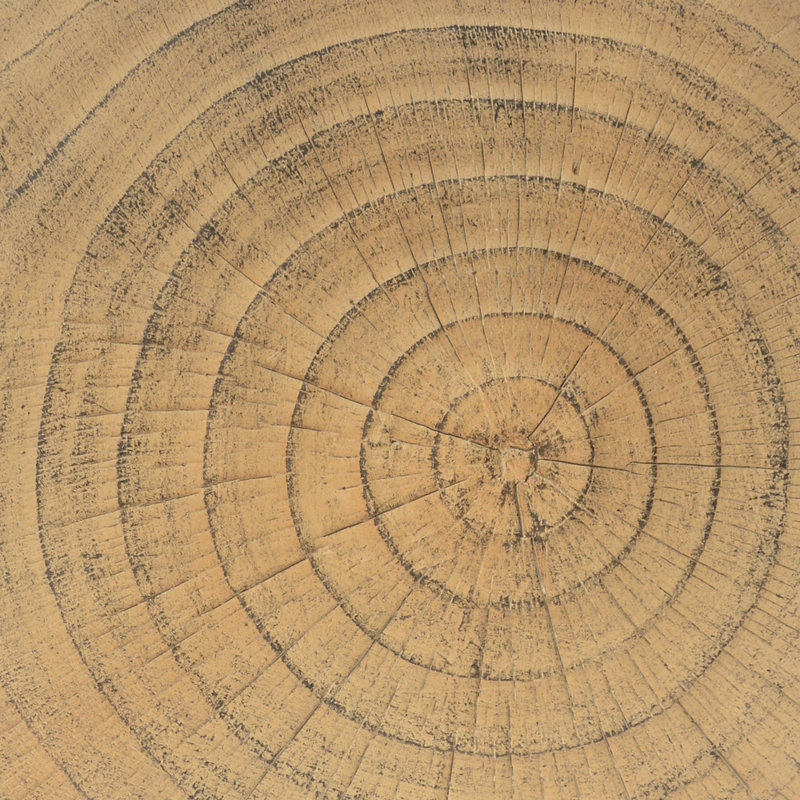 Unique Hollow Mgo Side Table - Natural Colour With Wood-like Texture, Durable & Weatherproof, No Tools Needed, Natural