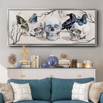 Nevermore Collection D- Framed Canvas