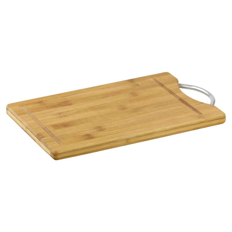 Vaiyer Organic Bamboo Cutting Board w/ Juice Groove, Heavy Duty