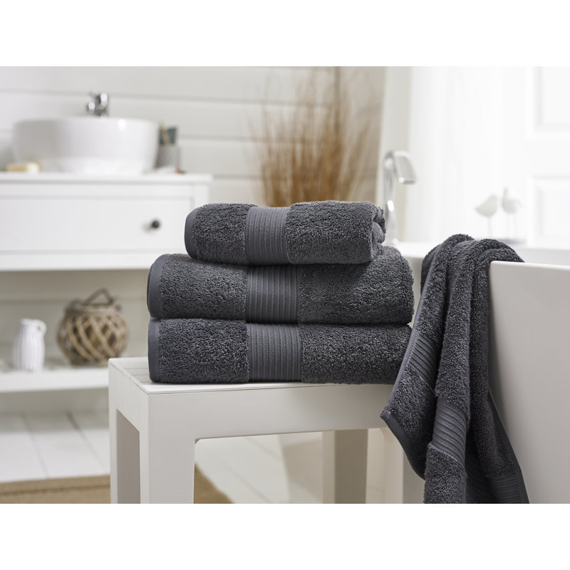 Bliss Fingertip Towel, Carbon