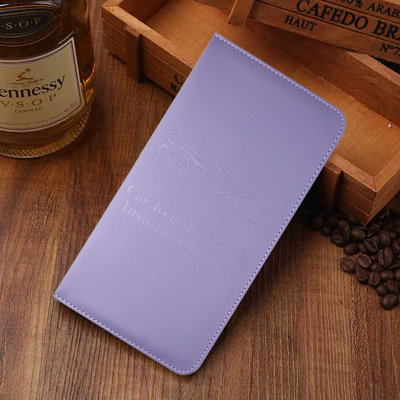 Leather sheath Drivers License Leather Leather Case Car Registration Document With Insurance Data Document Protective Case