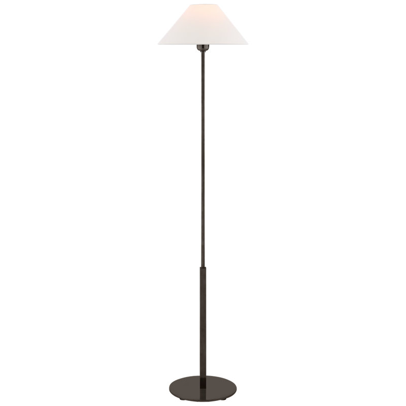 J. Randall Powers Hackney Floor Lamp, Bronze, Linen