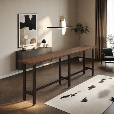 Solid wood simple bar table