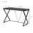 Modern Brown 47.25" W x 23.62" D Desk with Durable Elm Finish and Sturdy Metal Frame