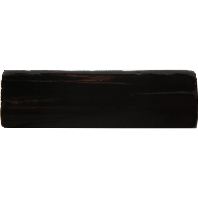 5pcs TalaMex Quarter Round Trim, Black, 1.2" W x 4" L