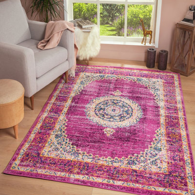 Tapis oriental lilas