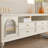 Simple and bright white TV cabinet-105344982
