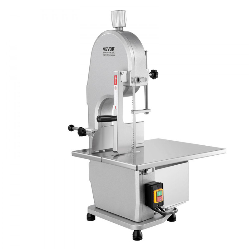 Scie à ruban à viande commerciale en acier inoxydable 1800W