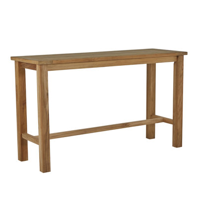 Croquet Teak Outdoor Bar Table