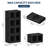 Stackable Collapsible Plastic Storage Bins with Lids – 150 QT Closet Organizers with Doors, 19” L x 12.2” W-1695074809