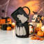 Ensemble de grandes tasses en grès noir Halloween