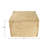Handwoven Jute Pouf with Flanged Edges