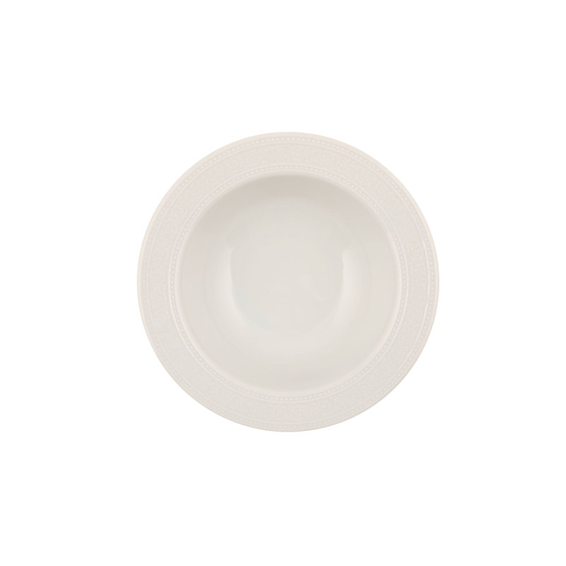 Eugene 53 Piece Porcelain China Dinnerware Set - Service for 12