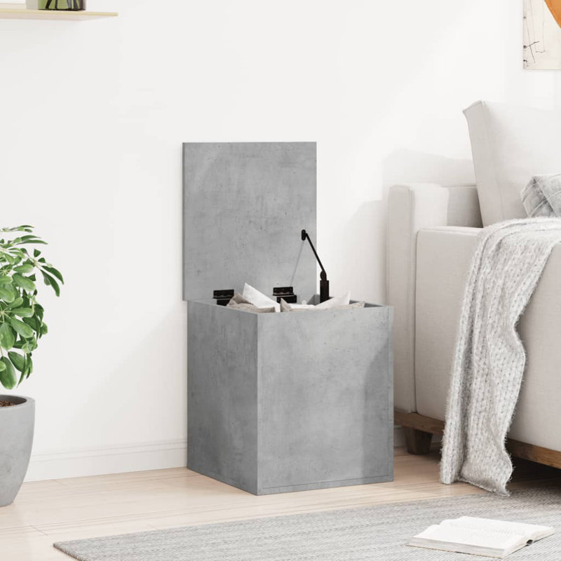 Meuble de rangement vidaXL, Gris béton