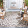 Arneshia Floral Sand/Black Indoor / Outdoor Area Indoor/Outdoor Area Rug