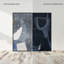 Obscured Voices I Canvas Abstract Print by Oliver Gal, Black Frame, 12 x 12-1739159011-1739159009