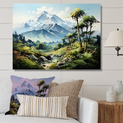Jungle Volcano Paradise I - Imprimé