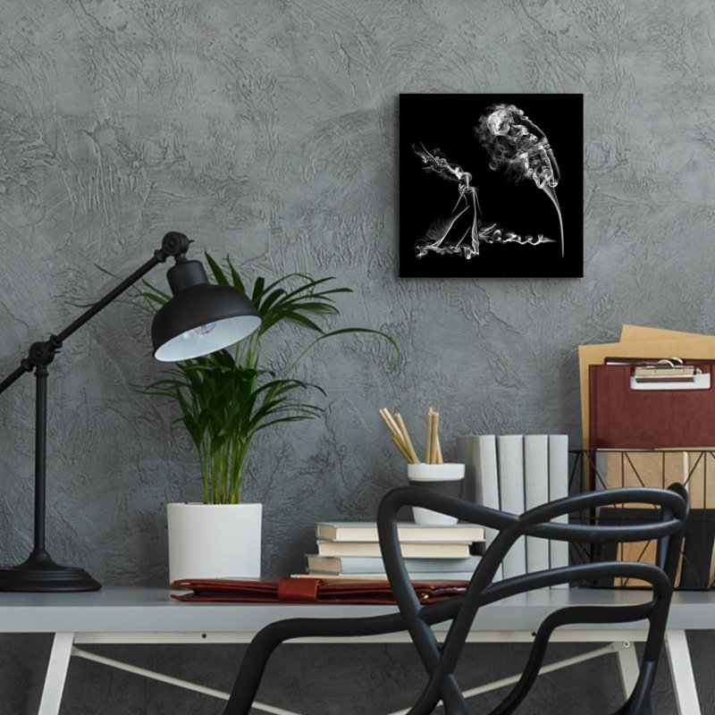 «Fearless Girl», art mural en verre acrylique, L 12 po x H 12 po