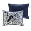 Ensemble de literie en coton de qualité supérieure, housse de couette multicolore, style transitionnel chic