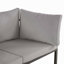 Ensemble de conversation moderne avec canapé modulaire pour l'extérieur, ensemble de conversation avec coussins pour patio, cour et jardin