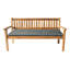 Huntington Teak Patio Bench-1050252115
