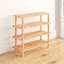 12 Pair Solid Wood Shoe Rack
