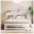 Chalen Murphy Bed Cabinet with movable Shelves and Outlets-217059451-217059452