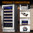 Single Zone 15'' 30 Bottle Wine Refrigerator With Reversible Door