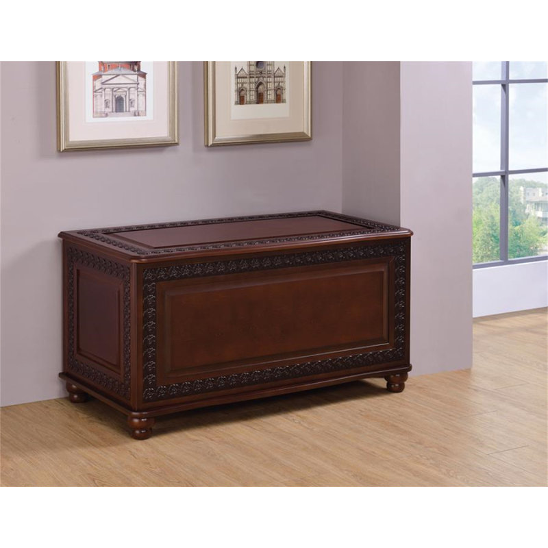 Peraza Solid + Manufactured Wood Blanket Chest
