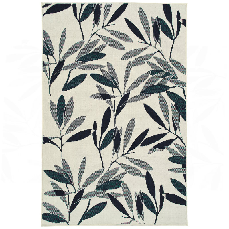 Tapis moderne texturé à poils courts, Rectangle 5 pi 3 po x 7 pi 6 po