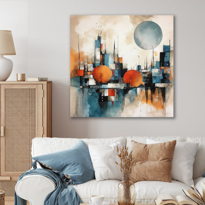 Modernist Expressions II Framed On Canvas Print