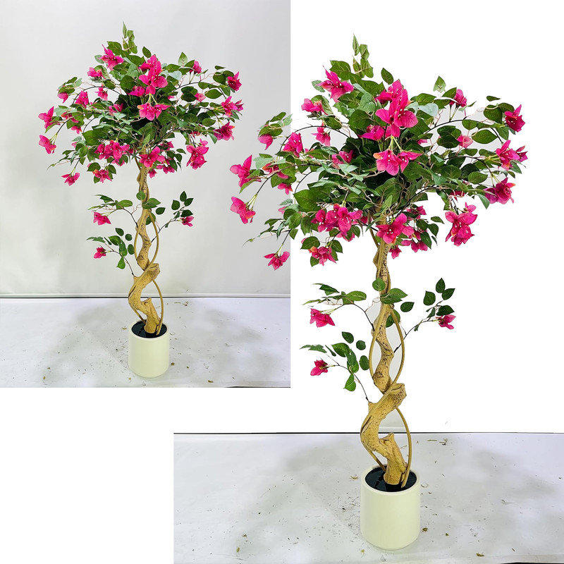 120cm Faux Bougainvillea Tree in Pot