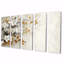Grey Brown Botanical Cherry Blossom Trees II - Cherry Blossom Wall Decor Set-1679978627