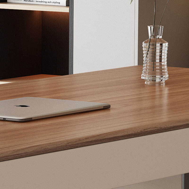Ensembles de bureau d'ordinateur moderne et minimaliste, H 29,52 po x l 62,99 po x P 27,55 po