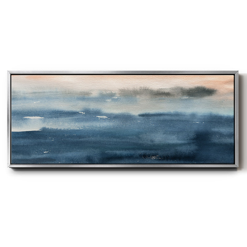 Lake Sunrise - toile encadrée, H 20 po x l 50 po